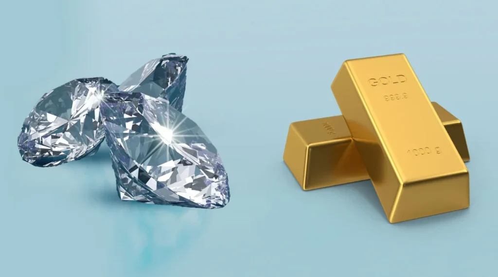 Diamonds vs. Gold