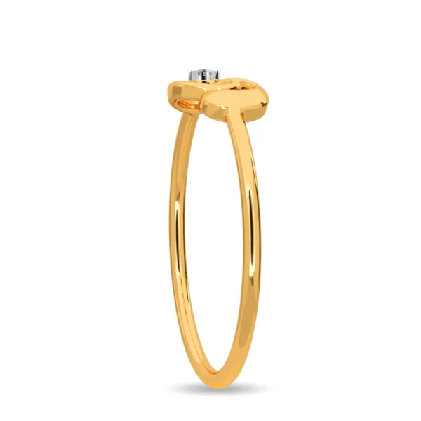 Dazzling Devotion 14kt Yellow Gold Round Lab Diamond Engagement Ring - Image 4
