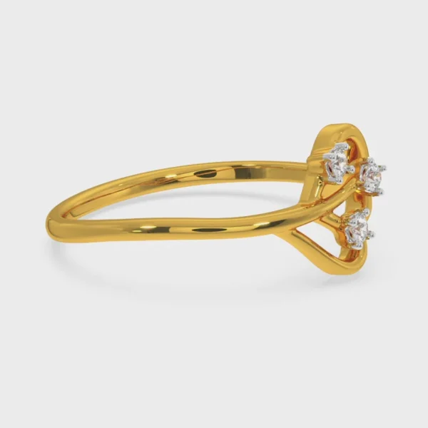 Eternal Elegance 18kt Gold Lab Diamond Engagement Ring for Her - Image 3