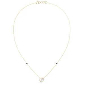 Buy 14k Yellow Gold & Diamond OM Mangalsutra