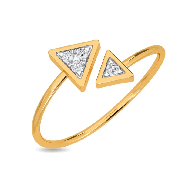 Buy Open Triangle Engagement Ring for Female
