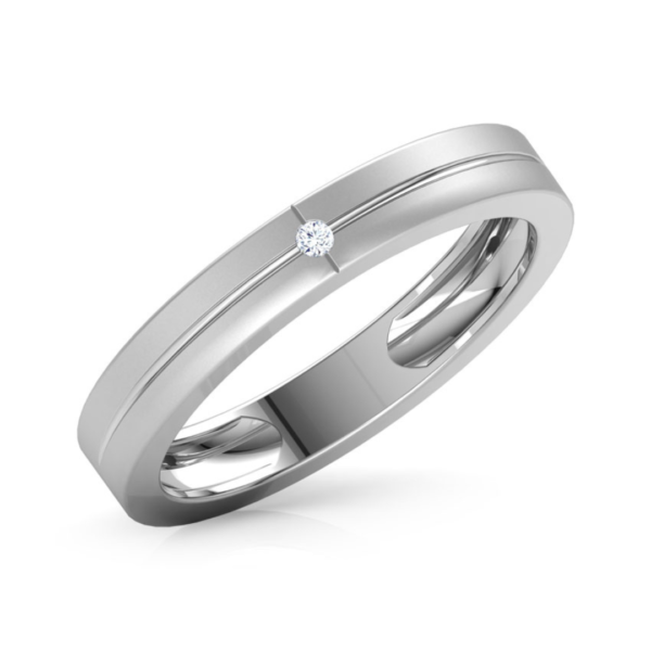 Mens 950 Platinum Diamond Ring For Wedding Engagement