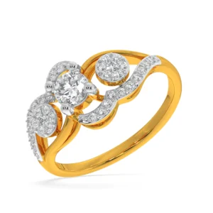 Noemi's Radiance 18k Yellow Gold Diamond Ring