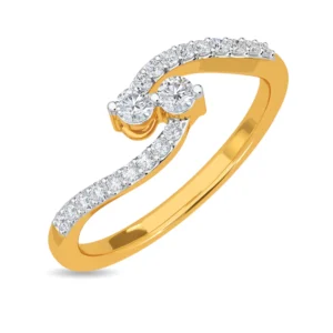 Radiant Bliss 18 Carat Yellow Gold Full Diamond Eternity Ring