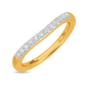 Timeless Elegance Women's Gold Diamond Engagement Ring