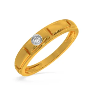 Timeless Splendor Gold Solitaire Diamond Engagement Ring