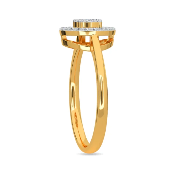 Eternally Yours Lab Diamond & Gold Promise Ring for Her - Image 3