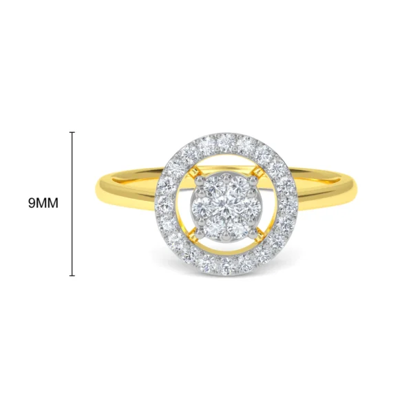 Eternally Yours Lab Diamond & Gold Promise Ring for Her - Image 4
