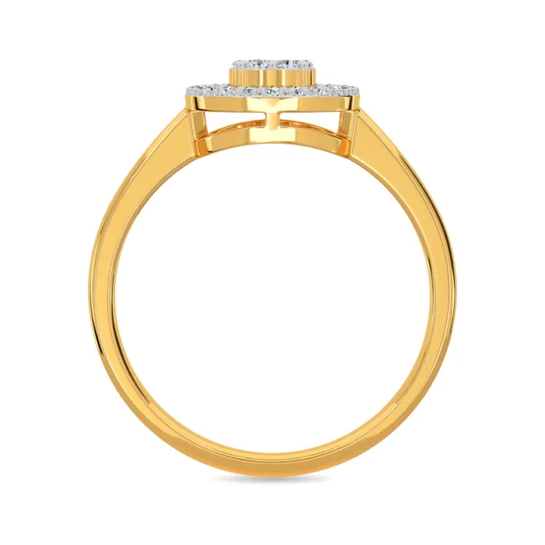 Eternally Yours Lab Diamond & Gold Promise Ring for Her - Image 5