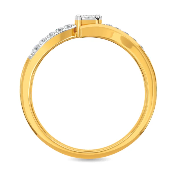Radiance 18kt Yellow Gold Lab Diamond Engagement Ring - Image 5