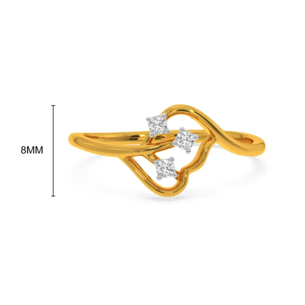 Eternal Elegance 18kt Gold Lab Diamond Engagement Ring for Her - Image 5