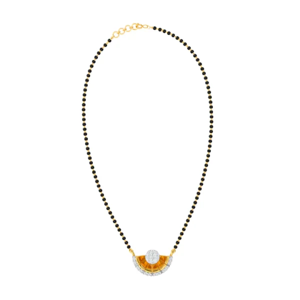 Timeless Crescent Shape Mangalsutra - Image 5