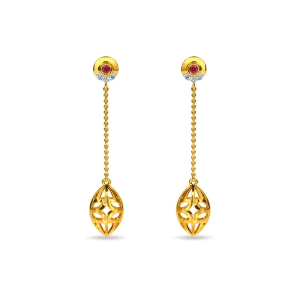 Timeless Elegance Gold Drop Earrings for Women