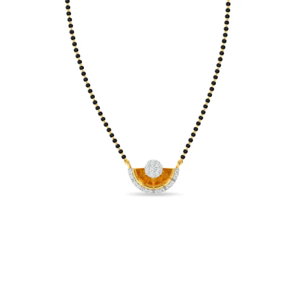 Timeless Crescent Shape Mangalsutra