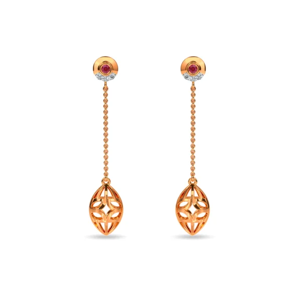 Timeless Elegance: Gold Drop Earrings for Women - Image 5