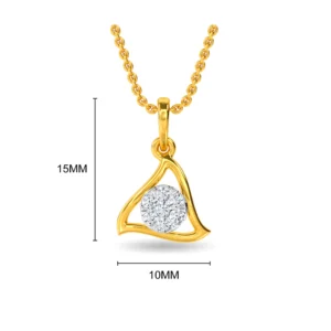 triangular shape pendant- PE49