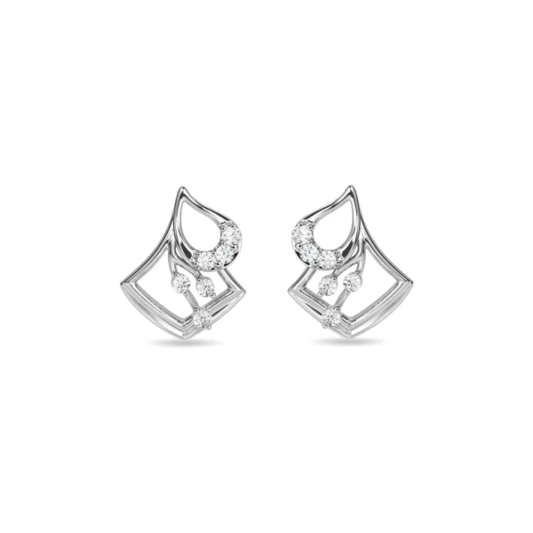 14KT Gold Lab Diamond Stud Earrings Sparkle with Brilliance - Image 5