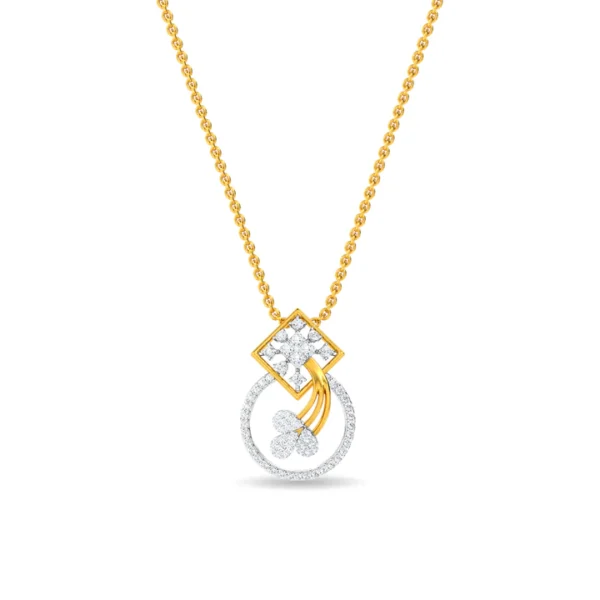 Buy Geometric Elegance Lab Diamond Pendant