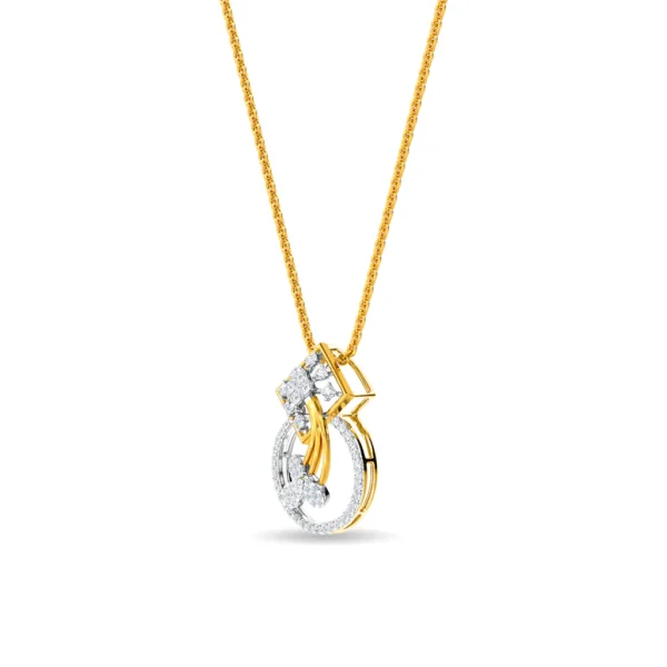Buy Geometric Elegance Lab Diamond Pendant - Image 4