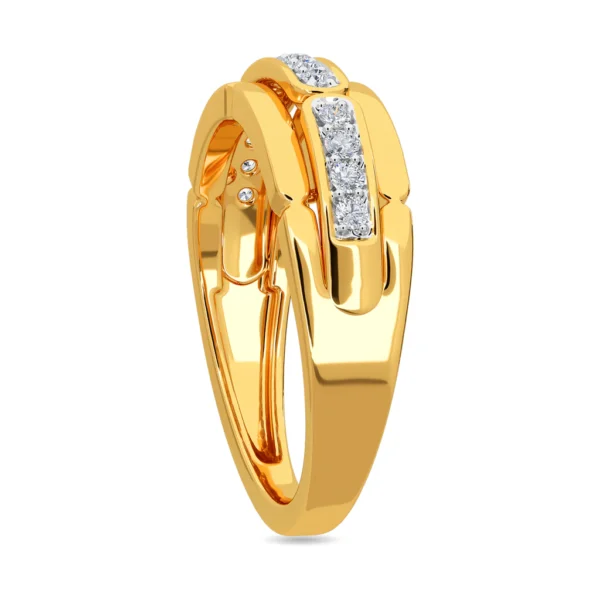 Gold Eternal Radiance Lab Diamond Ring for Her - Image 3