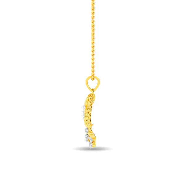 Gold Lab Diamond Versatile Design Pendant for Gift Her - Image 3