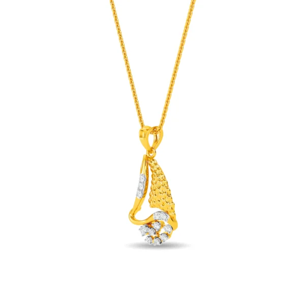 Gold Lab Diamond Versatile Design Pendant for Gift Her - Image 4