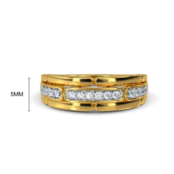Gold Eternal Radiance Lab Diamond Ring for Her - Image 4