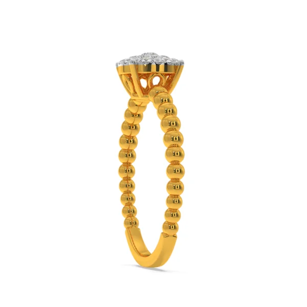 The Radiant Halo Lab Diamond Ring - Image 5