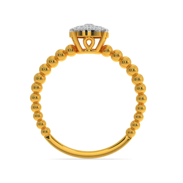 The Radiant Halo Lab Diamond Ring - Image 4