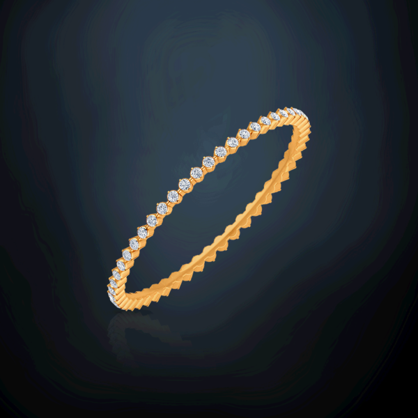 Colors of Trinity Diamond Bangle - Image 3