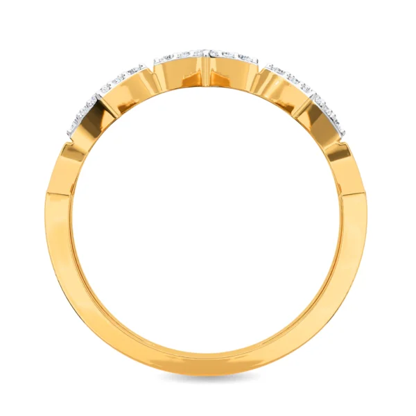 18KT Gold Lab Diamond Stellar Ring - Image 3
