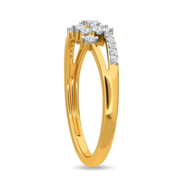 The Starlight Cluster Lab Diamond Ring - Image 4