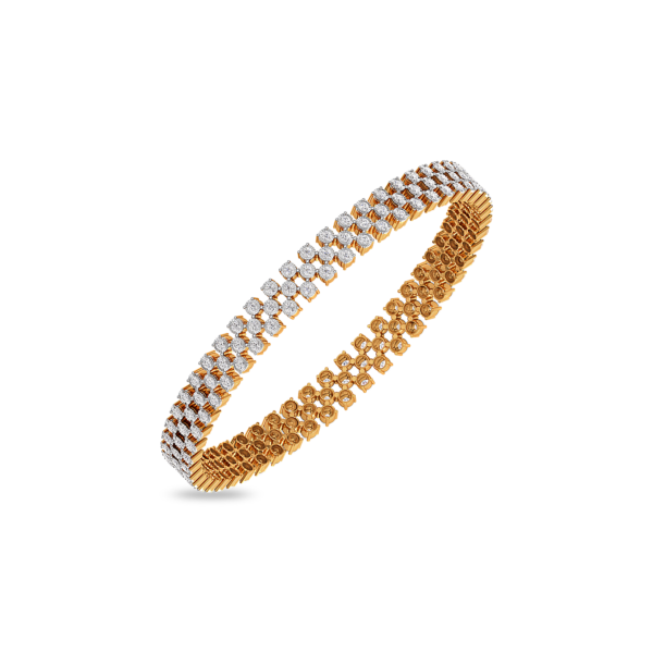 Elegant Diamond Eternity Bangle