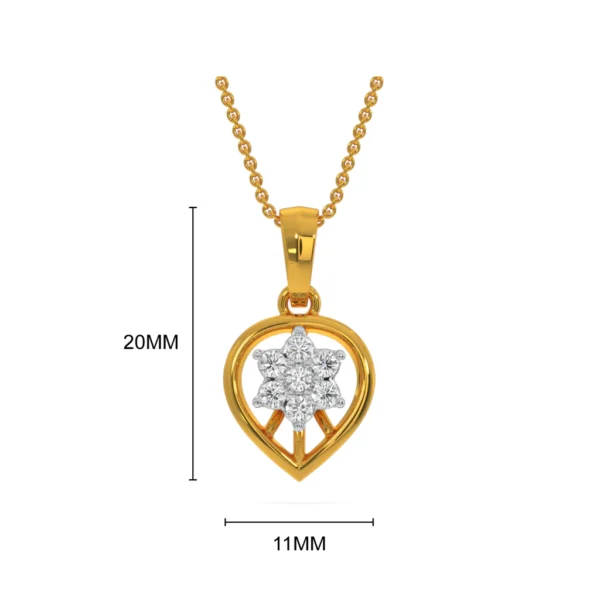 Eternal Connection Star Lab Diamond Pendant - Image 4