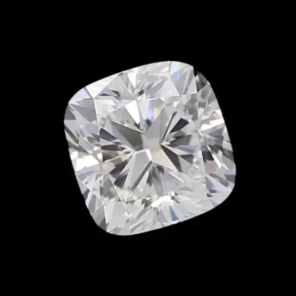 Natural 1 Carat Cushion Cut Diamond- GIA Certified - Image 2