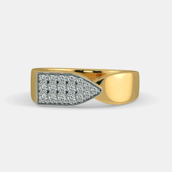 Classic Men’s Diamond Wedding Band - Image 2