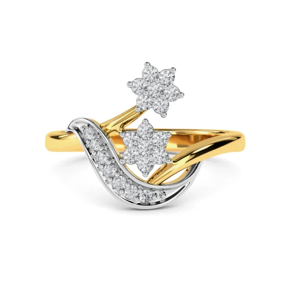 14kt Yellow Gold Rosi Starry Lab Diamond Engagement Ring