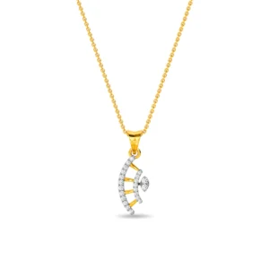 14KT Gold Eternal Elegance Diamond Pendant PE211