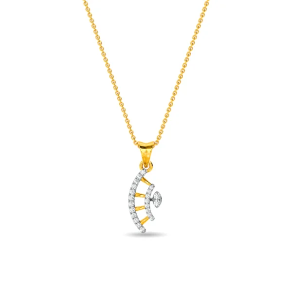 14KT Gold  Eternal Elegance Diamond Pendant