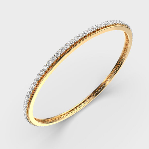 Diamonds Eternal Sparkle Gold-Tone Bangle