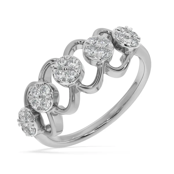 Eternal Harmony Lab Diamond Accented Gold Ring - Image 3