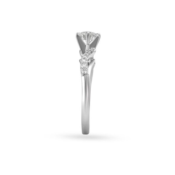 Exquisite White Gold Diamond Ring for Casual Wear - Image 2