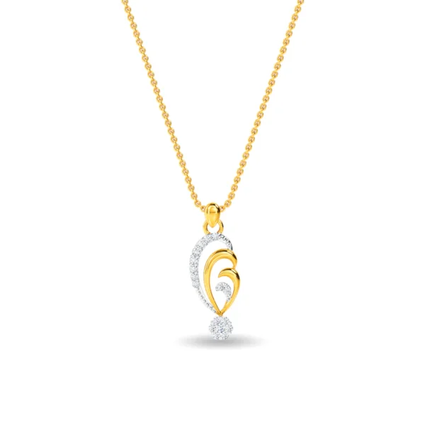 Gold Lab Diamonds Celestial Romance Pendant