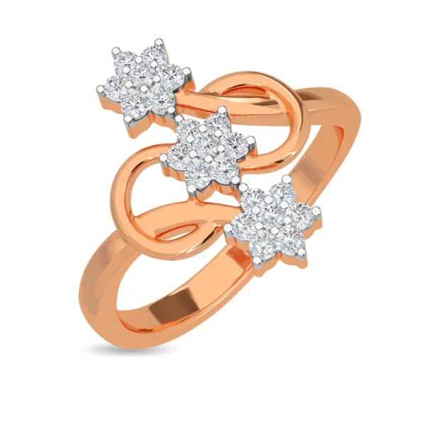 Stellar Infinity Gold Lab Diamond Ring - Image 5