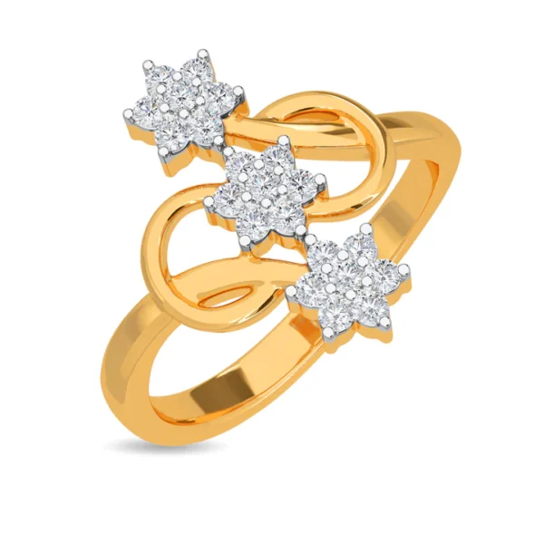 Stellar Infinity Gold Lab Diamond Ring - Image 3