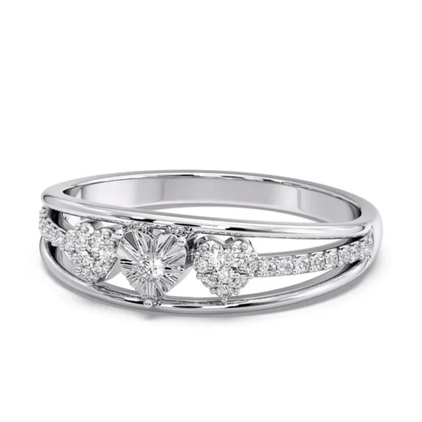 The Wedding Miracle Plate Gold Lab Diamond Ring