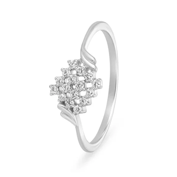 Casual Wear Delicate Lattice Diamond Ring - Image 3