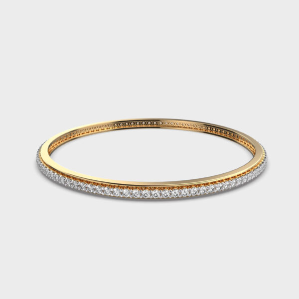 Diamonds Eternal Sparkle Gold-Tone Bangle - Image 4