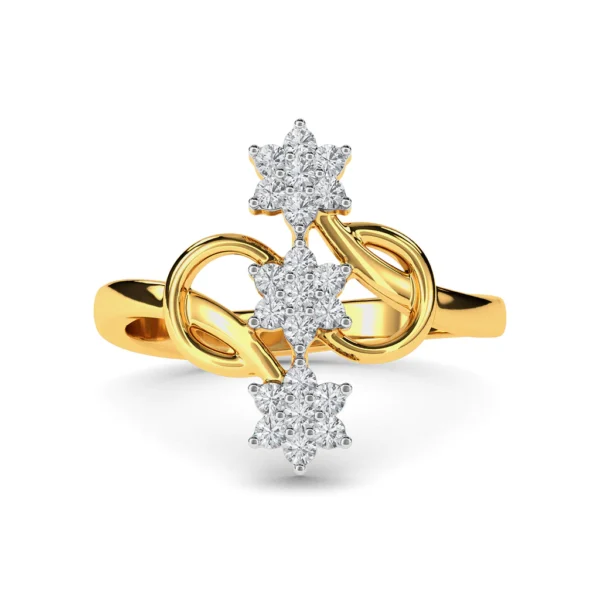 Stellar Infinity Gold Lab Diamond Ring