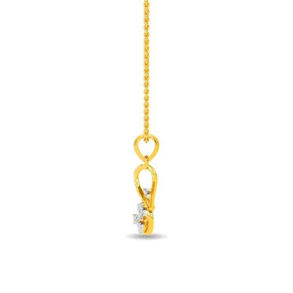 Gold Eternal Lab Diamonds Sparkle Infinity Pendant - Image 2
